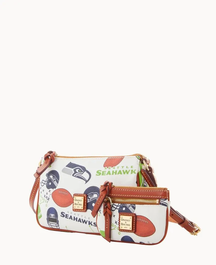 NFL Seahawks Lexi Crossbody Sm Coin Case Seahawks Woman Dooney and Bourke Crossbodies NFL Seahawks Lexi Crossbody Sm Coin Case Seahawks Woman Dooney and Bourke Crossbodies