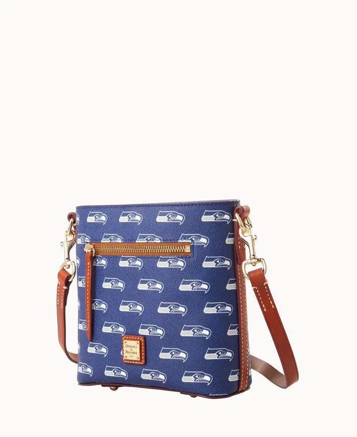 NFL Seahawks Small Zip Crossbody Seahawks Woman Dooney and Bourke Crossbodies NFL Seahawks Small Zip Crossbody Seahawks Woman Dooney and Bourke Crossbodies