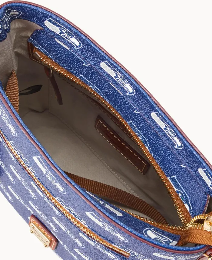 NFL Seahawks Small Zip Crossbody Seahawks Woman Dooney and Bourke Crossbodies NFL Seahawks Small Zip Crossbody Seahawks Woman Dooney and Bourke Crossbodies