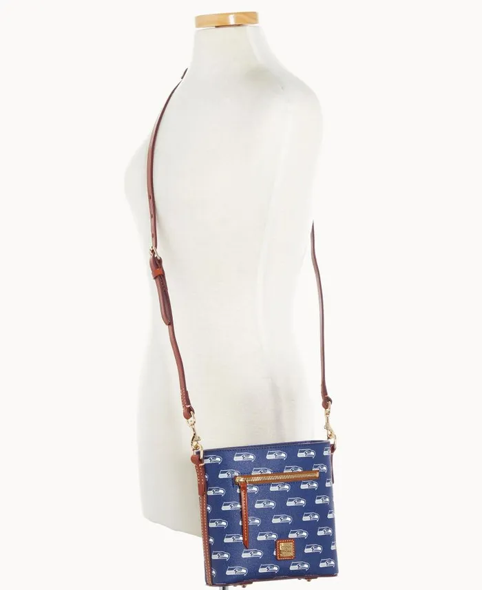 NFL Seahawks Small Zip Crossbody Seahawks Woman Dooney and Bourke Crossbodies NFL Seahawks Small Zip Crossbody Seahawks Woman Dooney and Bourke Crossbodies