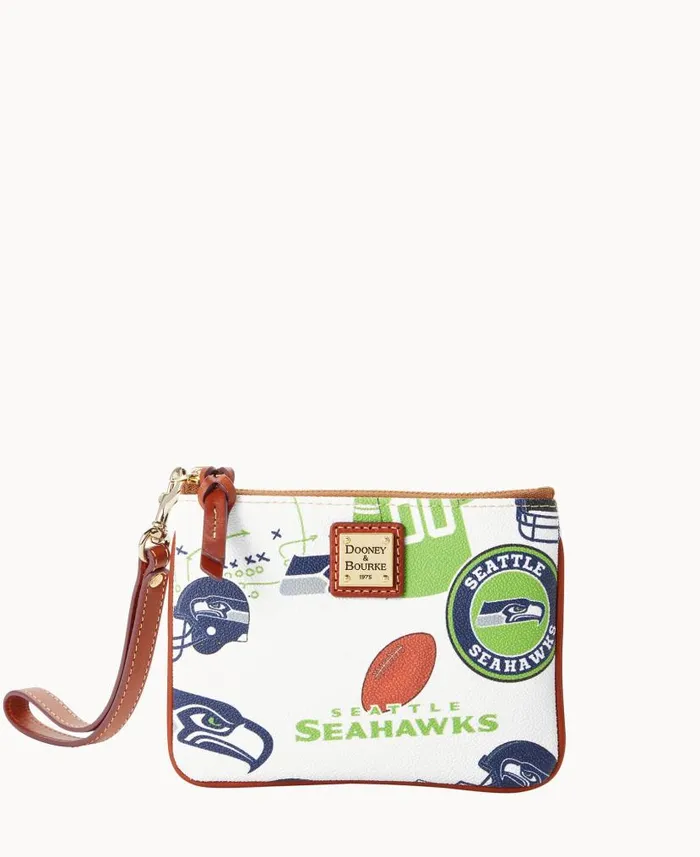 NFL Seahawks Stadium Wristlet Seahawks ManWoman Dooney and Bourke Wallets