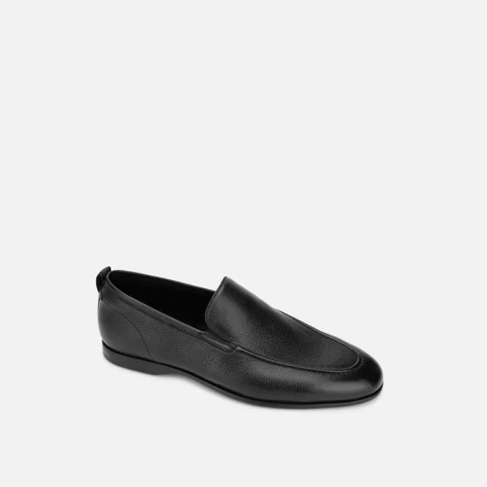 Nolan Leather Loafer With Rebound System Ip Black Men Kenneth Cole Loafers