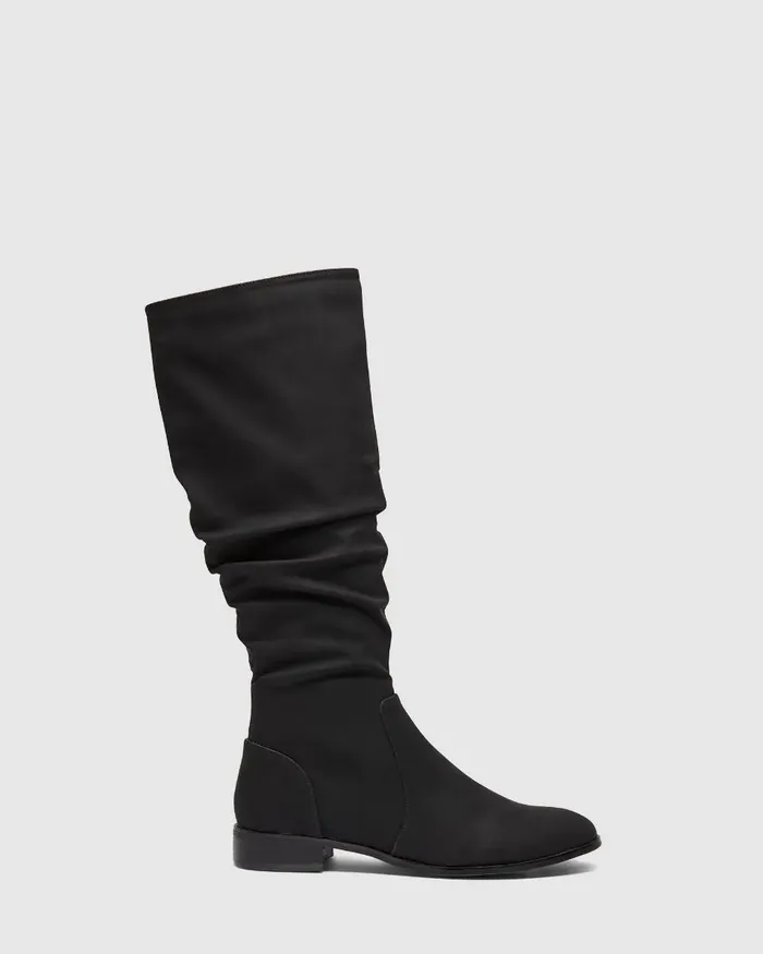 NOVO Shoes JOSSLYN BLACK Women Knee High Boots