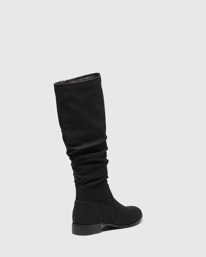 NOVO Shoes JOSSLYN BLACK Women Knee High Boots