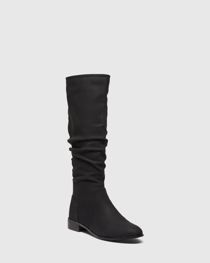 NOVO Shoes JOSSLYN BLACK Women Knee High Boots