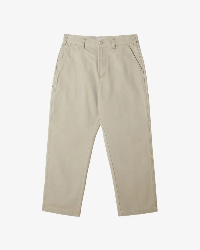 OBEY Clothing BOTTOMS Men BIG TIMER CARPENTER PANT Pigment Abbey Stone