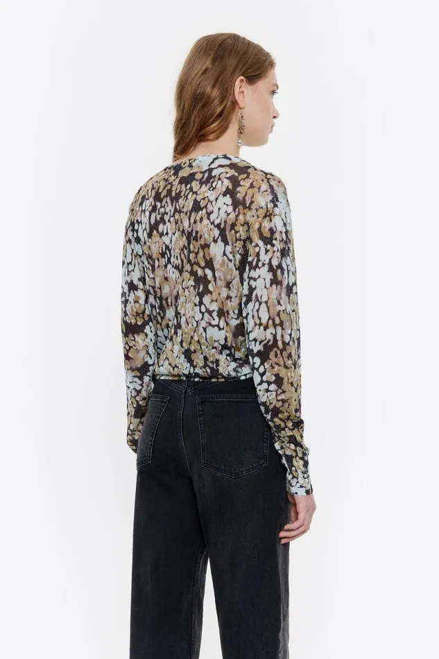 Ocher Lurex Leomimosa Sweater Leomimosa Ochre Women Bimba Y Lola Knitwear