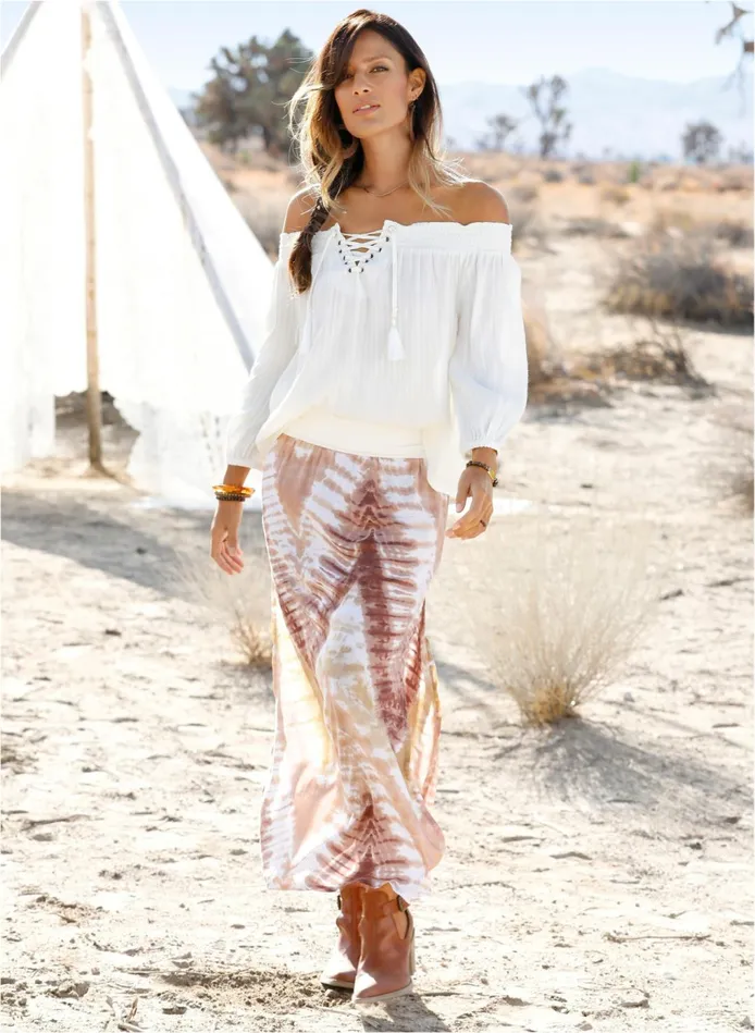 OffTheShoulder Top Cream Women VENUS Casual Tops
