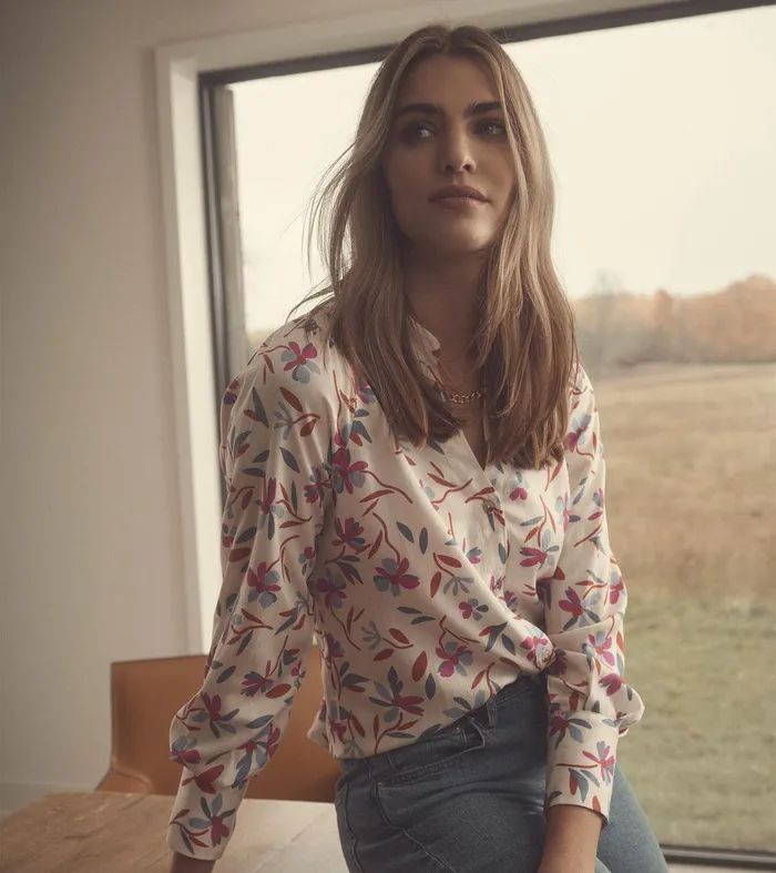 Olivia Blouse 8211 Deconstructed Floral Hatley