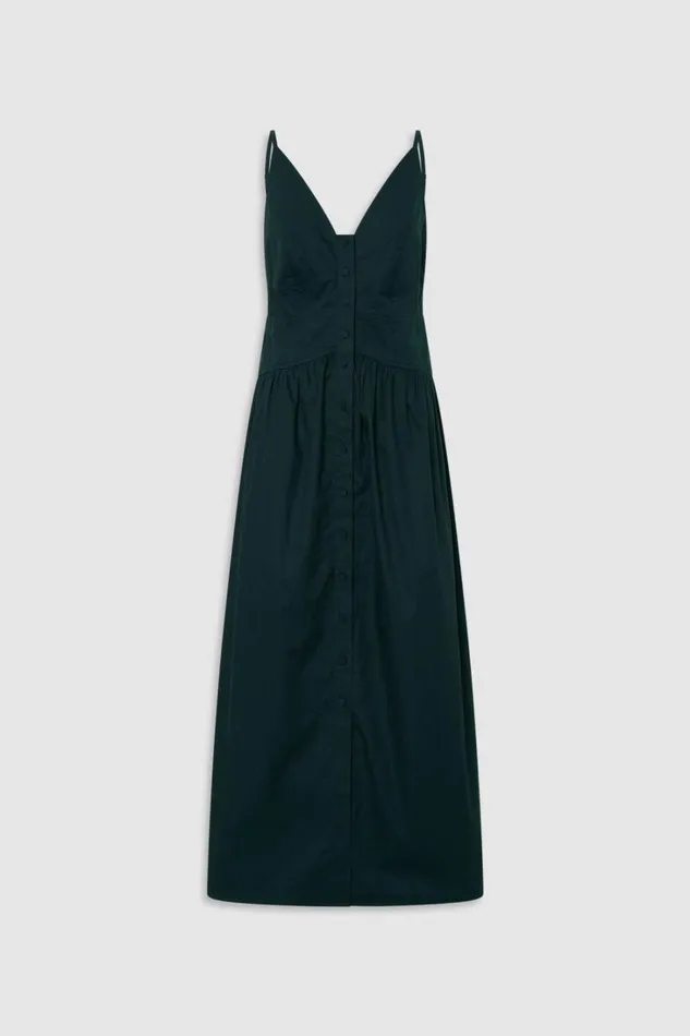 Oroton Button Front Sundress Ivy Women Dresses