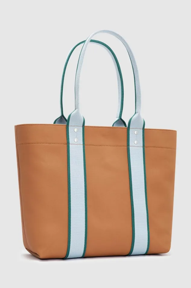 Oroton Crew Tote Dark Camel Mix Women Totes Oroton Crew Tote Dark Camel Mix Women Totes
