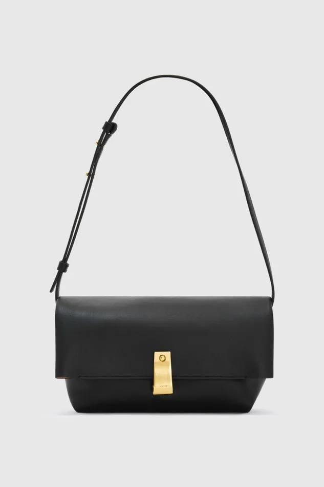 Oroton Etta Medium Clutch Black Women Mini Bags