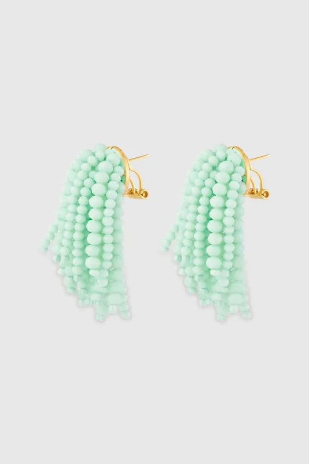 Oroton Fern Drop Earrings Whisper Women Jewellery