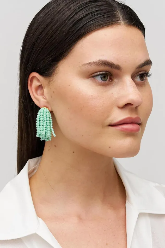 Oroton Fern Drop Earrings Whisper Women Jewellery Oroton Fern Drop Earrings Whisper Women Jewellery