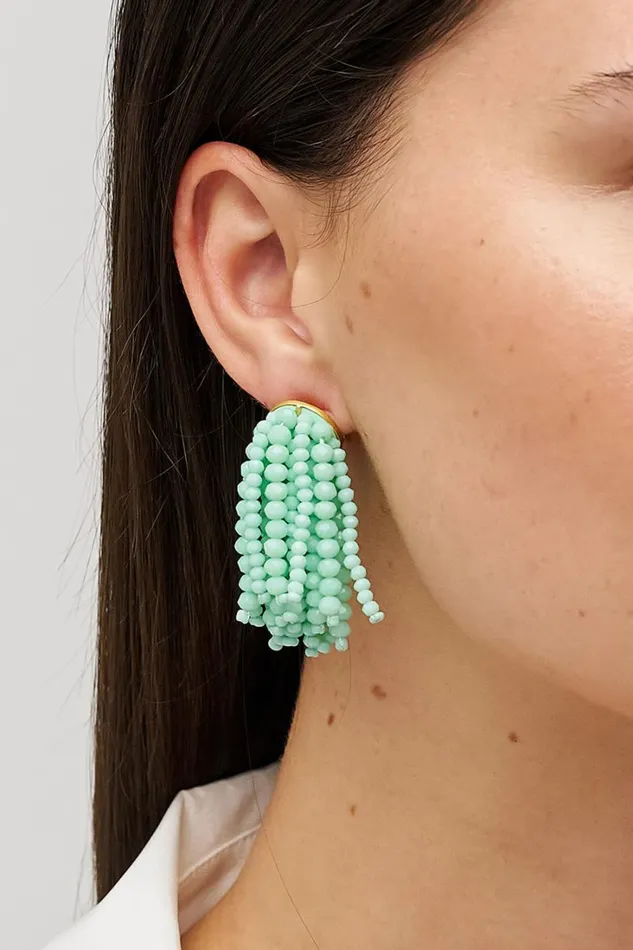 Oroton Fern Drop Earrings Whisper Women Jewellery Oroton Fern Drop Earrings Whisper Women Jewellery
