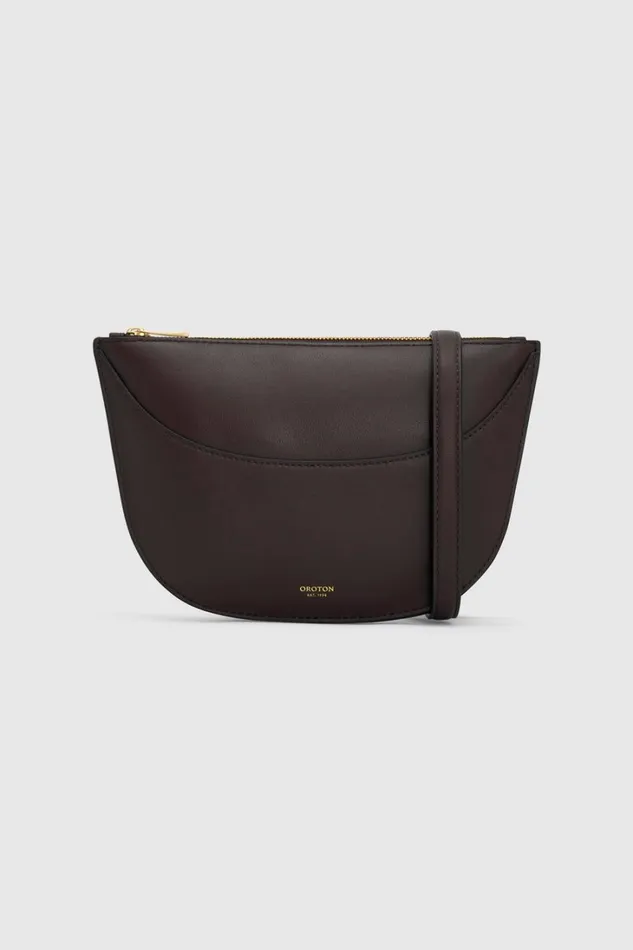 Oroton Florence Crossbody Mahogany Women Crossbody