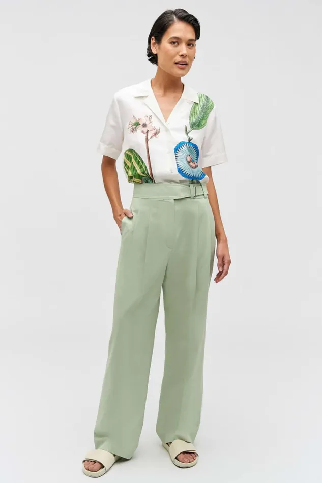 Oroton Grand Floral Camp Shirt Multi Women Shirts Oroton Grand Floral Camp Shirt Multi Women Shirts