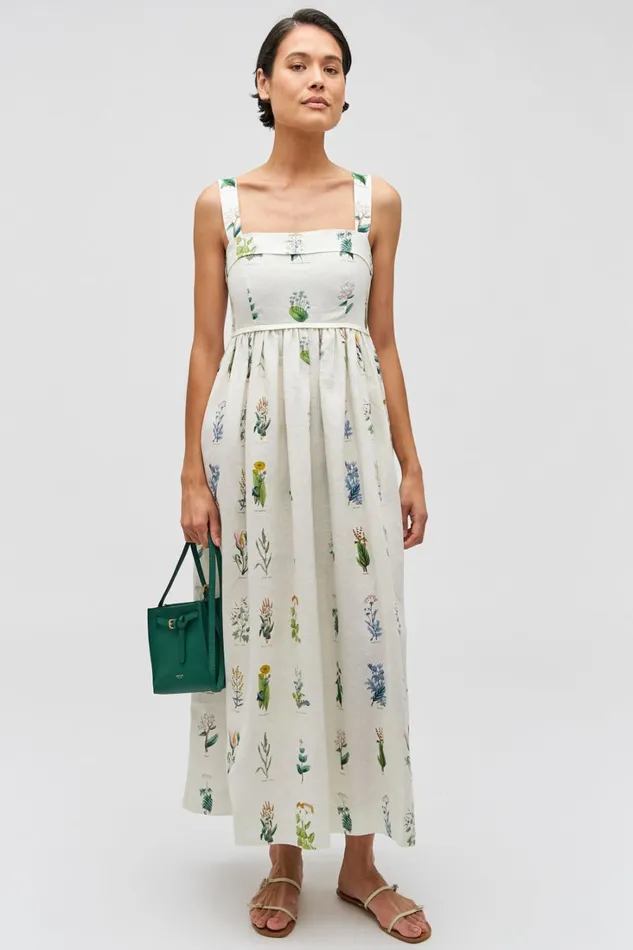 Oroton Greenhouse Floral Sundress Mist Women Dresses Oroton Greenhouse Floral Sundress Mist Women Dresses