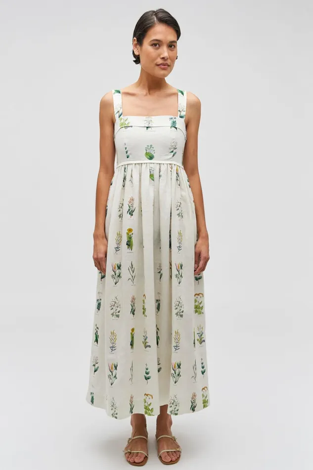 Oroton Greenhouse Floral Sundress Mist Women Dresses Oroton Greenhouse Floral Sundress Mist Women Dresses