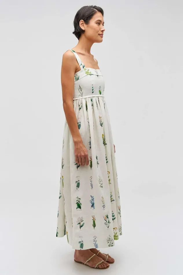 Oroton Greenhouse Floral Sundress Mist Women Dresses Oroton Greenhouse Floral Sundress Mist Women Dresses