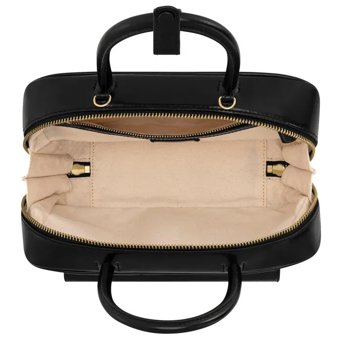 Oroton Izzie Small Bowler Black Women Mini Bags Oroton Izzie Small Bowler Black Women Mini Bags