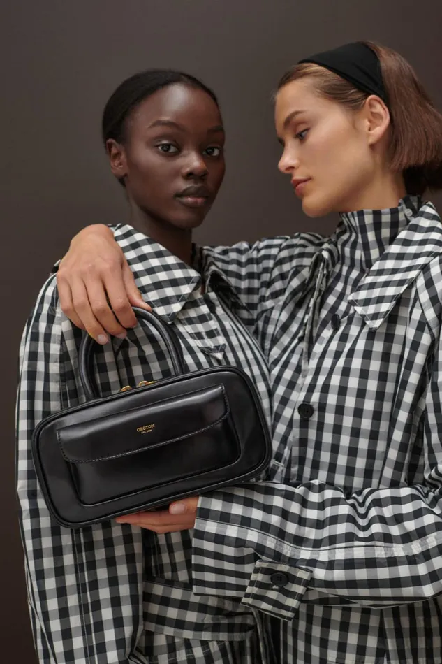 Oroton Izzie Small Bowler Black Women Mini Bags Oroton Izzie Small Bowler Black Women Mini Bags