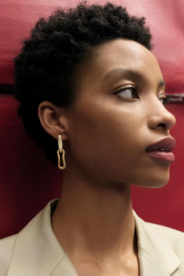 Oroton Livia Enamel Drop Earring Worn Goldantique White Women Jewellery Oroton Livia Enamel Drop Earring Worn Goldantique White Women Jewellery