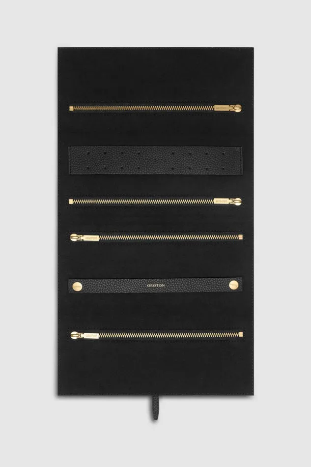 Oroton Margot Jewellery Roll Black Women Jewellery Cases Oroton Margot Jewellery Roll Black Women Jewellery Cases