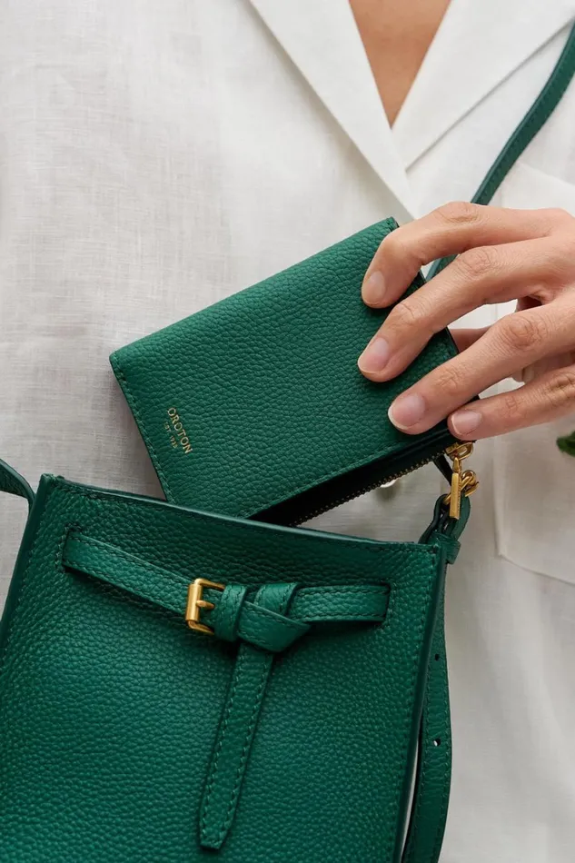 Oroton Margot Mini 10 Credit Card Zip Wallet Studio Green Women Wallets Oroton Margot Mini 10 Credit Card Zip Wallet Studio Green Women Wallets