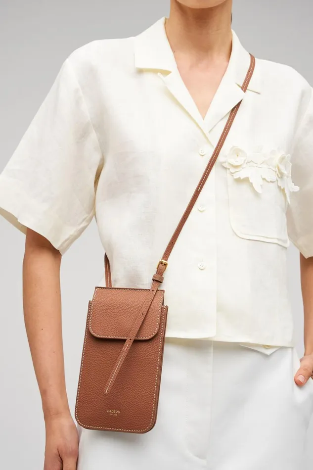 Oroton Margot Phone Crossbody Whiskey Women Crossbody Oroton Margot Phone Crossbody Whiskey Women Crossbody