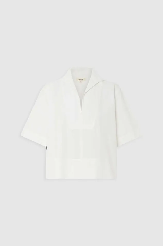 Oroton Sailor PopOver Shirt White Women Tops