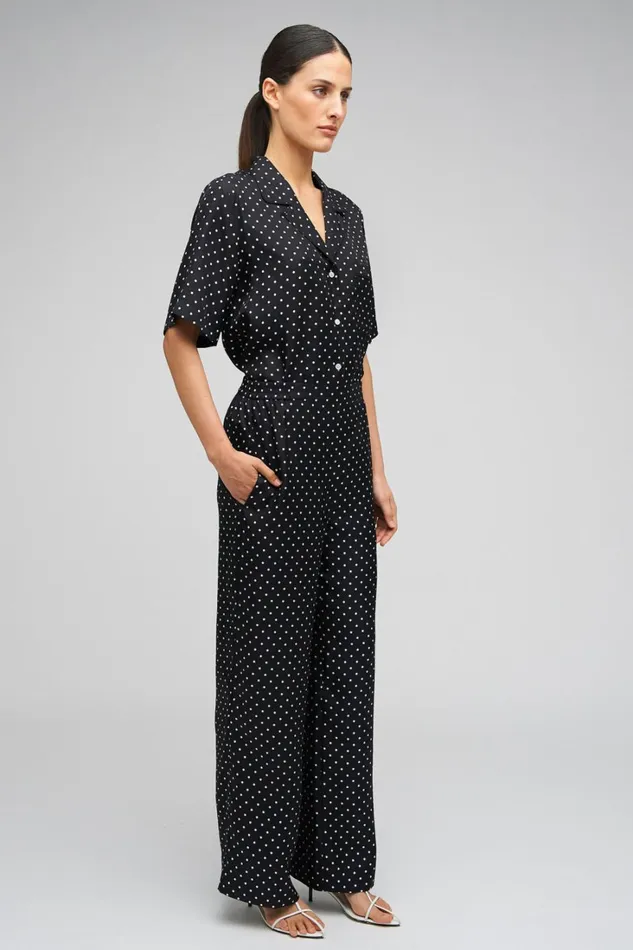 Oroton Spot Print Pj Pant Blackcream Women Pants Oroton Spot Print Pj Pant Blackcream Women Pants