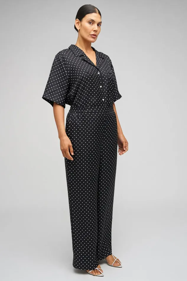 Oroton Spot Print Pj Pant Blackcream Women Pants Oroton Spot Print Pj Pant Blackcream Women Pants