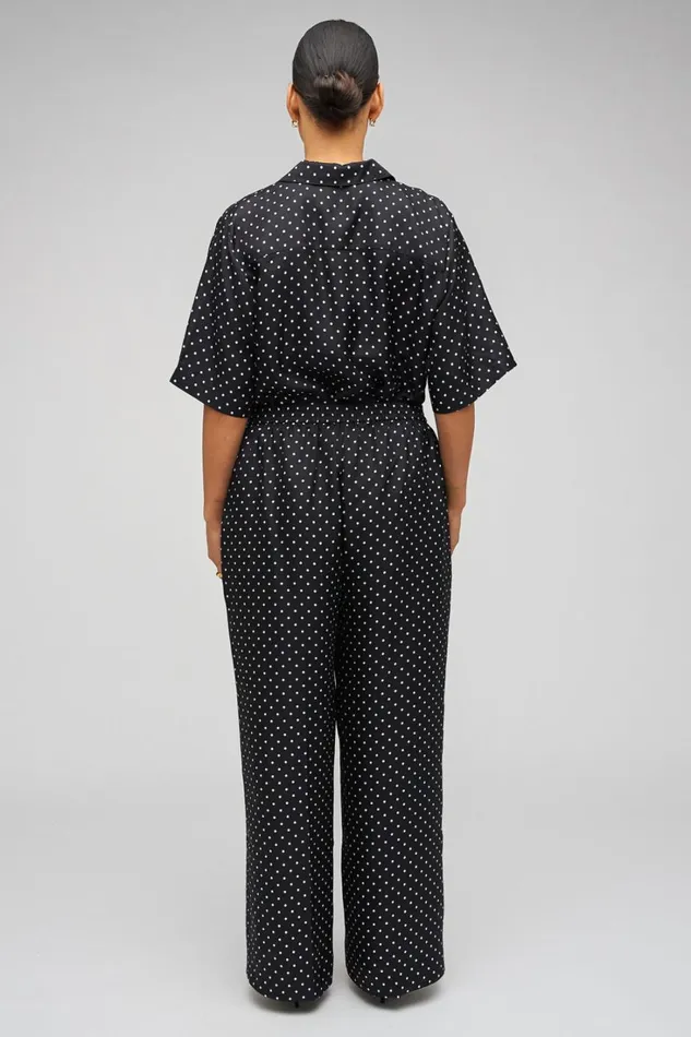 Oroton Spot Print Pj Pant Blackcream Women Pants Oroton Spot Print Pj Pant Blackcream Women Pants