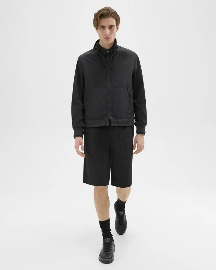 Outerwear Men Theory Blouson ZipUp Jacket Black