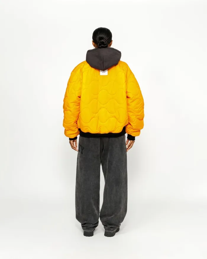 Outerwear MenWomen Stussy BUILT REVERSIBLE BOMBER JACKET Black