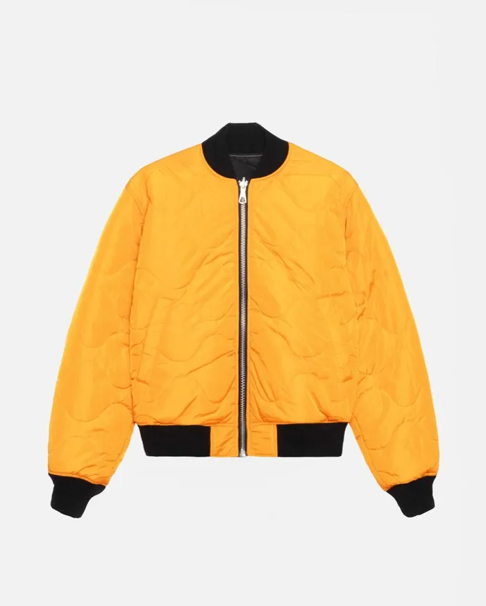 Outerwear MenWomen Stussy BUILT REVERSIBLE BOMBER JACKET Black