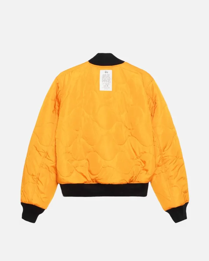 Outerwear MenWomen Stussy BUILT REVERSIBLE BOMBER JACKET Black