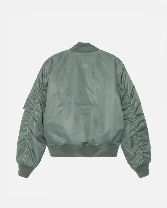 Outerwear MenWomen Stussy BUILT REVERSIBLE BOMBER JACKET Green