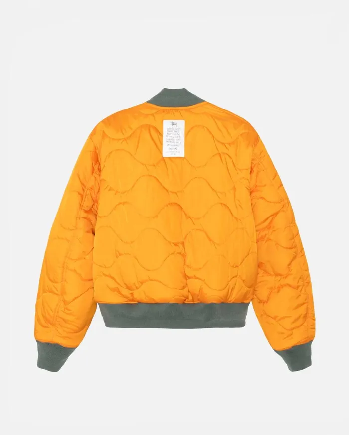 Outerwear MenWomen Stussy BUILT REVERSIBLE BOMBER JACKET Green