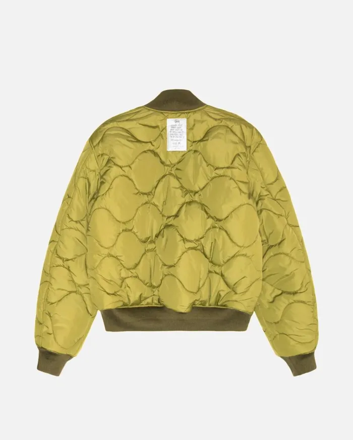 Outerwear MenWomen Stussy BUILT REVERSIBLE BOMBER JACKET Olive