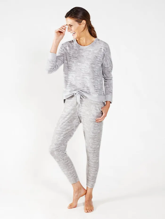 Pants Joggers Women Tasc Performance Varsity Brushed Lightweight Jogger