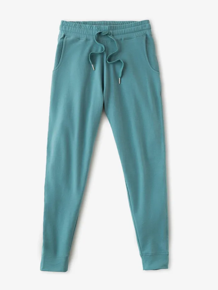 Pants Joggers Women Tasc Performance Varsity Brushed Lightweight Jogger