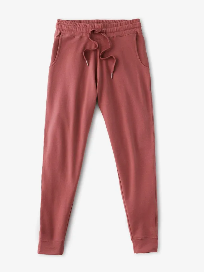 Pants Joggers Women Tasc Performance Varsity Brushed Lightweight Jogger