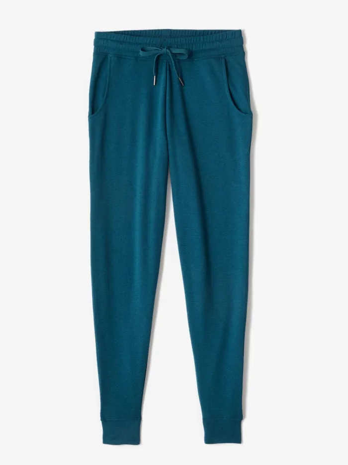 Pants Joggers Women Tasc Performance Varsity Brushed Lightweight Jogger