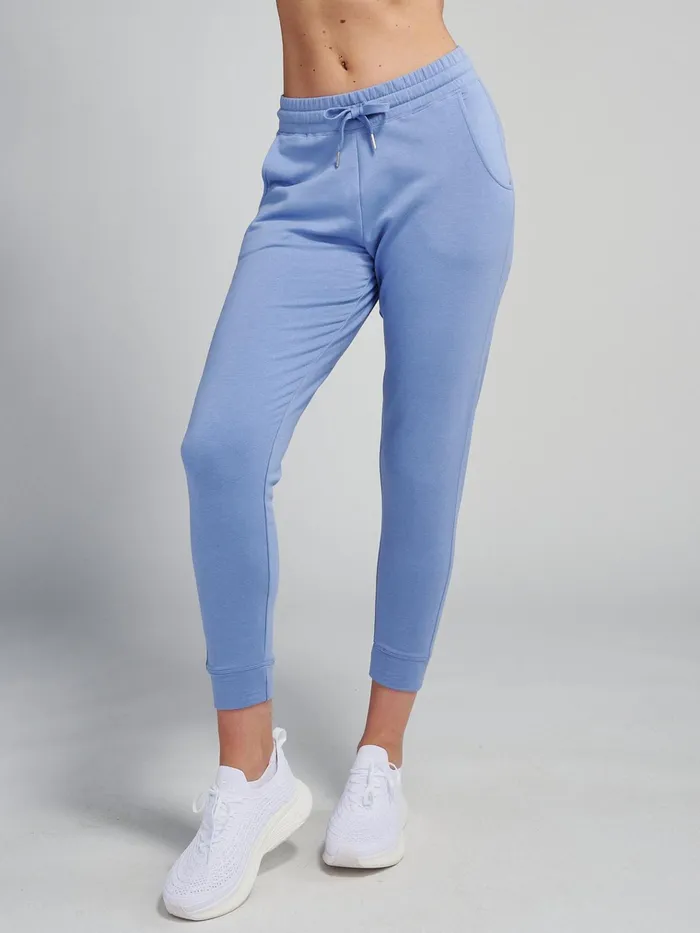 Pants Joggers Women Tasc Performance Varsity Brushed Lightweight Jogger
