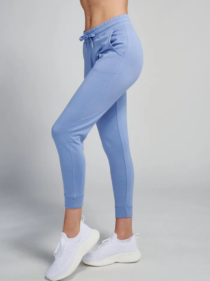 Pants Joggers Women Tasc Performance Varsity Brushed Lightweight Jogger