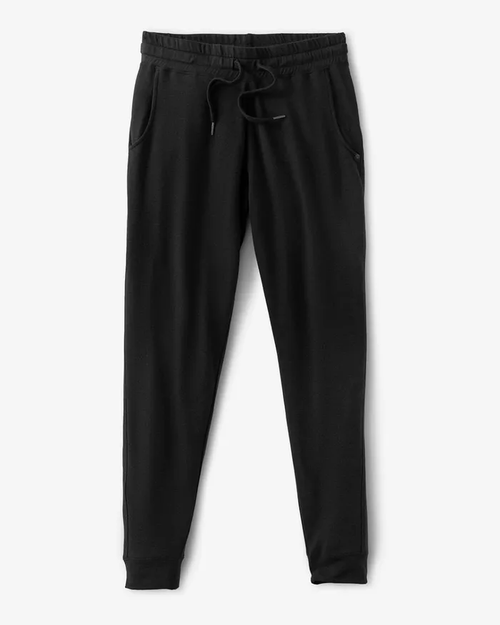 Pants Joggers Women Tasc Performance Varsity Brushed Lightweight Jogger