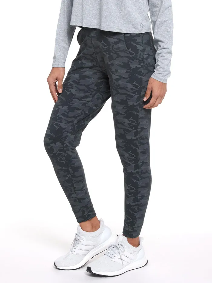 Pants Joggers Women Tasc Performance Varsity Brushed Lightweight Jogger