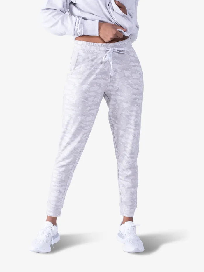 Pants Joggers Women Tasc Performance Varsity Brushed Lightweight Jogger